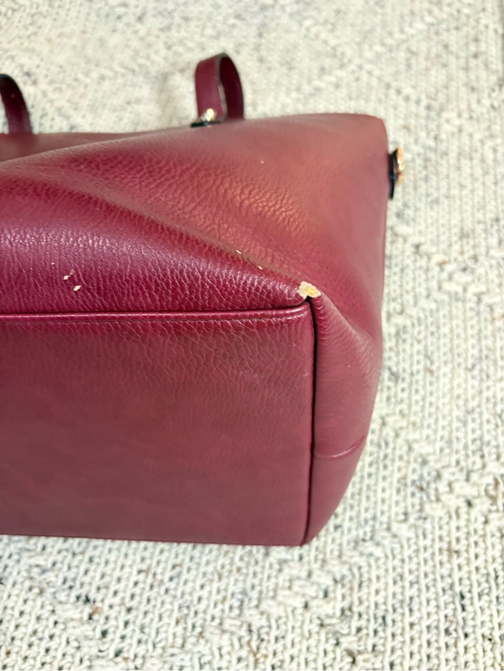 Poppy & Peonies Go Getter Tote in Berry - Picture 6 of 16